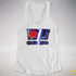 Distressed Leather Pride Exclamation Points Racerback Tank
